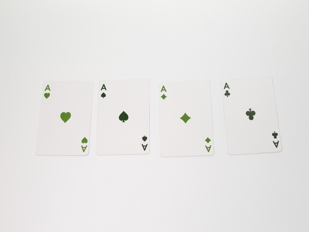 cards green row